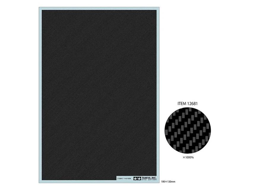 Tamiya Carbon Pat Decal Twill Fine — product photo