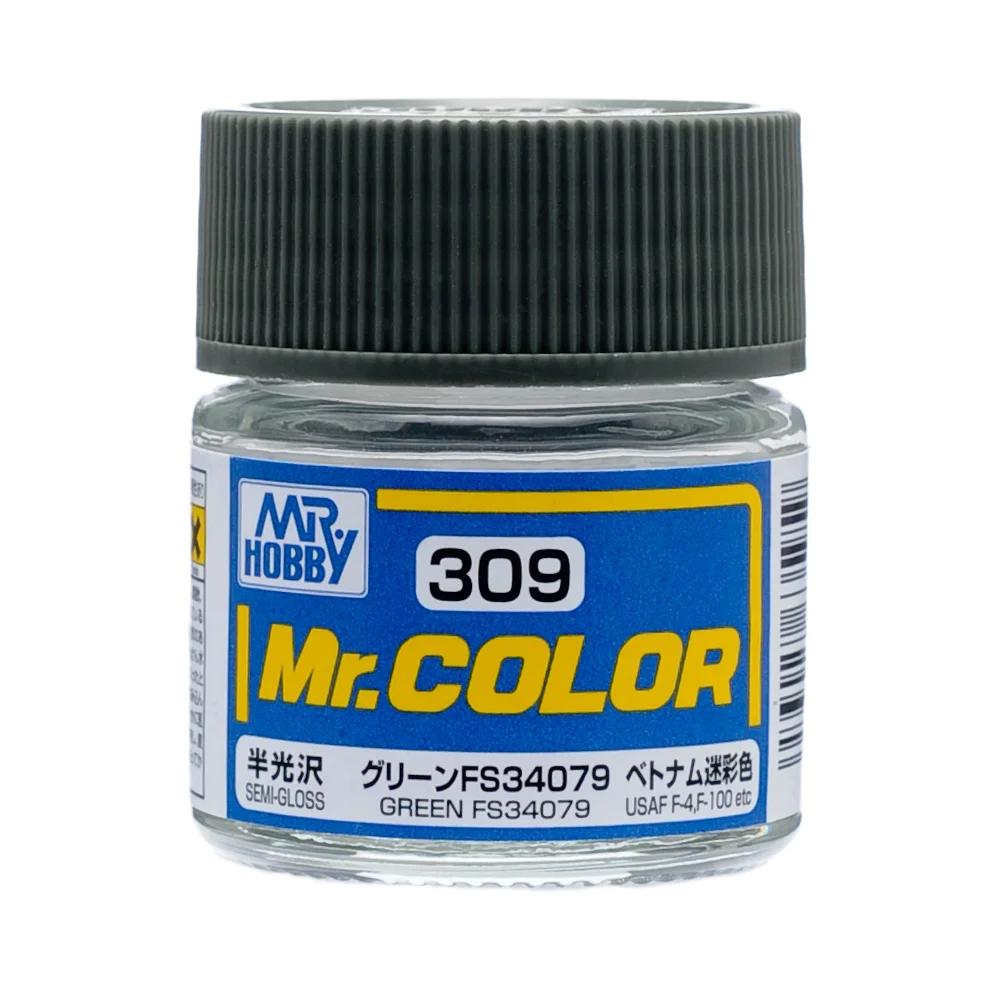 Mr. Hobby Mr. Color Green FS34079 (C309) 10 ml — official product photo 1