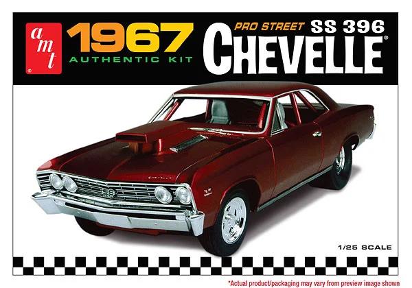 AMT 1/25 67 Chevy Chevelle Pro Street Model Kit — box art