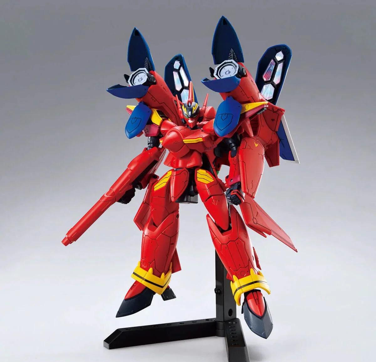 Bandai 1/144 HG VF-19 Custom Fire Valkyre W SD Boostr Model Kit — official product photo 2