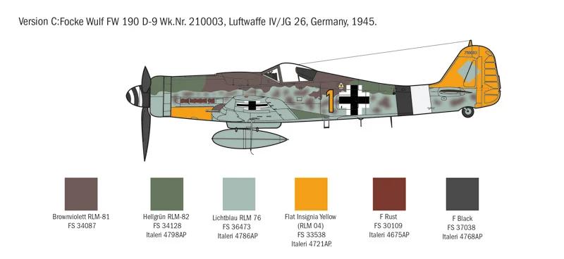 Italeri 1/72 FW-190D-9 Dora Model Kit — official product photo 6