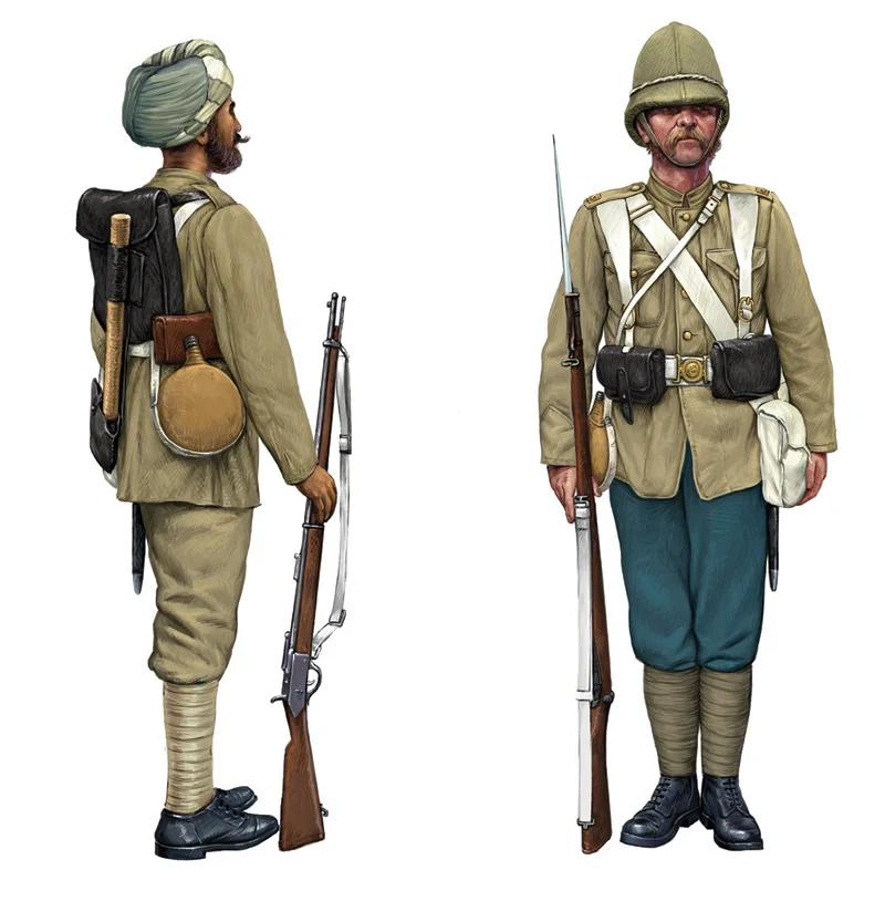 Italeri British Inf Sepoys Soldrs 72 Model Kit — official product photo 3