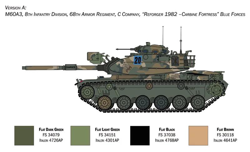 Italeri 1/35 M60a-3 Mbt Model Kit — official product photo 4
