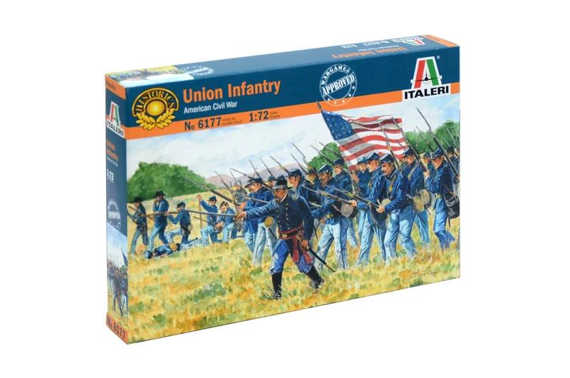 Italeri 1/72 Amer Civil War Union Inf Model Kit — official product photo 1