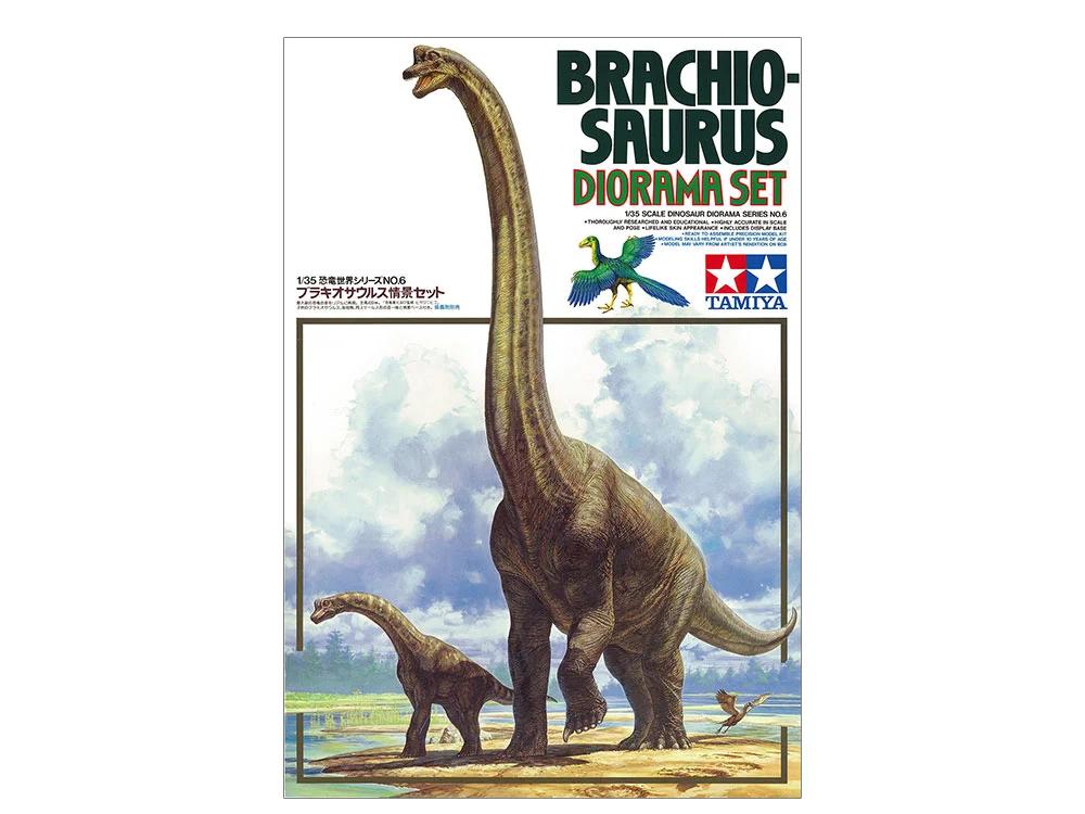 Tamiya Brachiosaurus Diorama Set Model Kit — official product photo 1