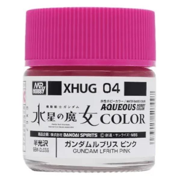 Mr. Hobby XHUG04 Aqueous Gundam Color Gundam LFRITH Pink (10ml) — product photo