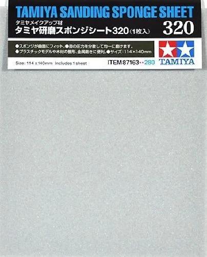 Tamiya Sanding Sponge Sheet 320 — product photo
