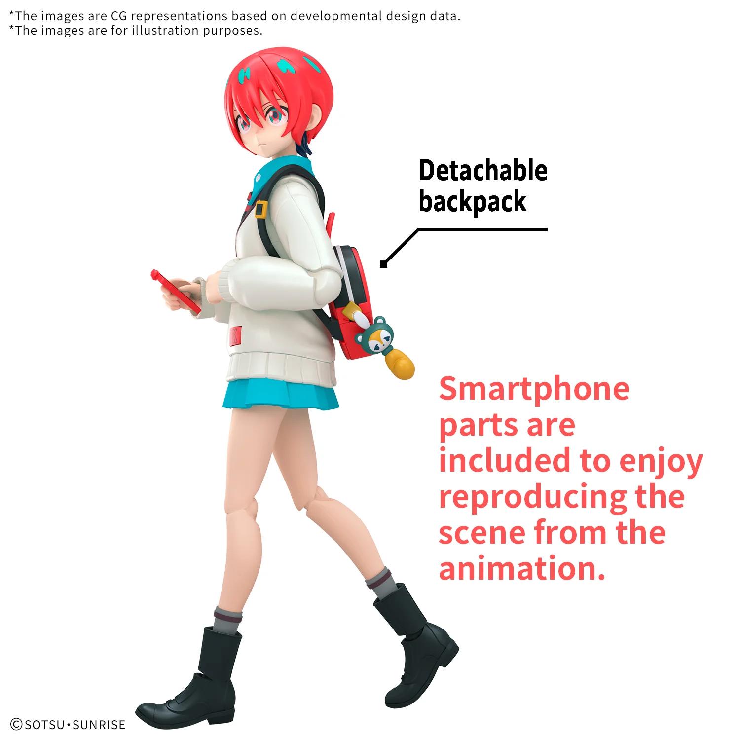 Bandai Amate Yuzuriha Gquuuuuux Fig-rise Model Kit — official product photo 6