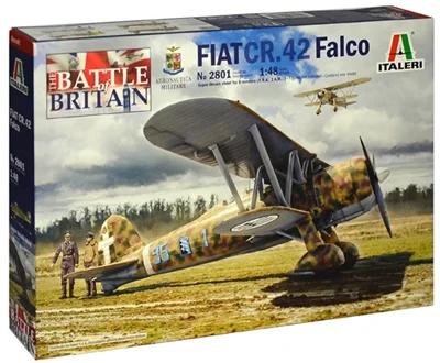 Italeri Fiat Cr42 Falco Battle Britain 48 Model Kit — box art