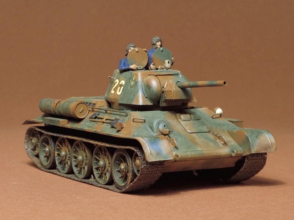 Tamiya 1/35 T-34 Russian 76 Tank Model Kit — official product photo 2