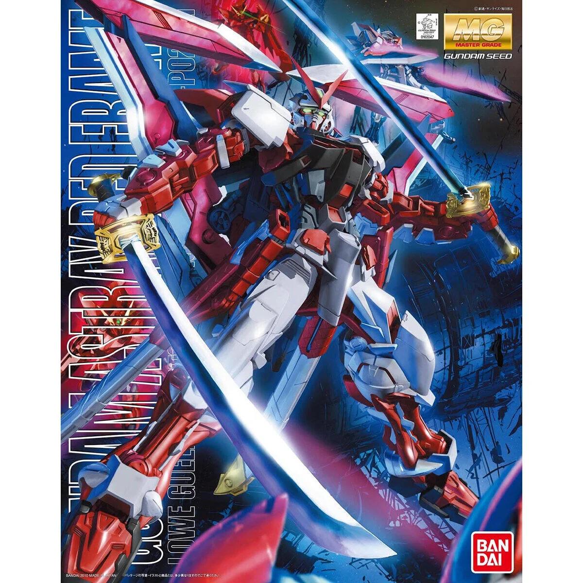 Bandai 1/100 MG Gundam Astray Red Frame Lowe Guele's Custom Model Kit — official product photo 1