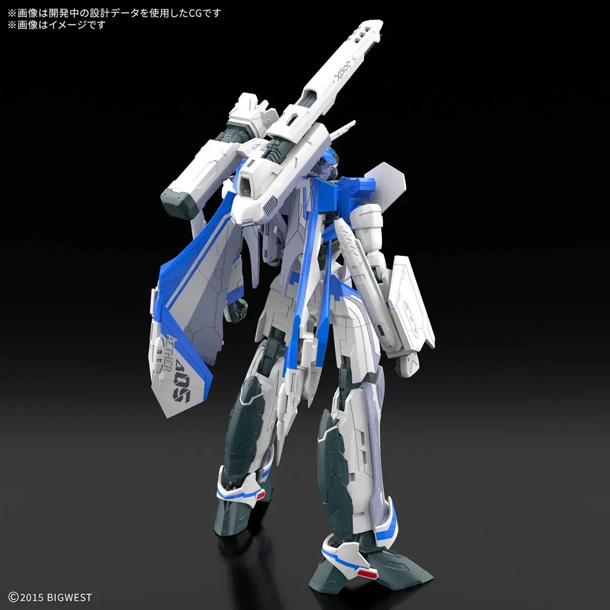 Bandai 1/100 HG VF-31J Siegfried Hayate Immelmann Model Kit — product photo 2