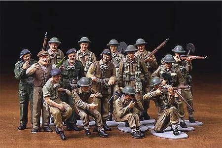 Tamiya 1/48 Ww-ii British Infantry Model Kit — box art