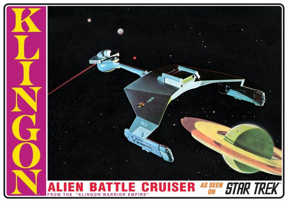 AMT Star Trek Original Klingon Battle Cruisr Model Kit — box art