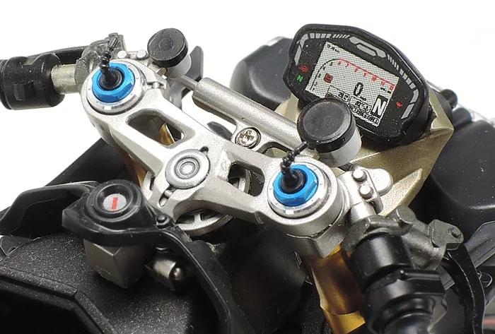 Tamiya 1/12 Ducati 1199 Front Fork Model Kit — official product photo 2