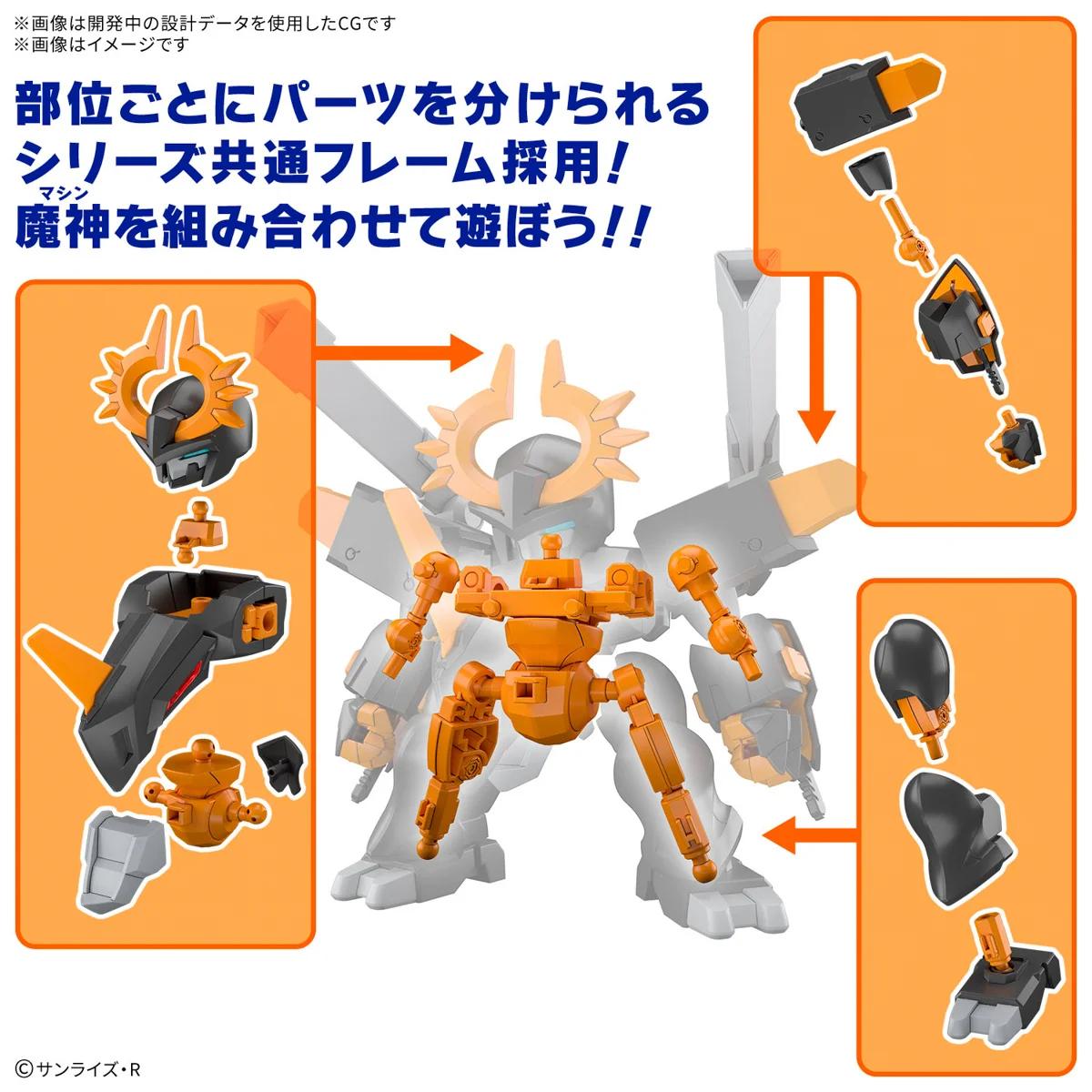 Bandai Jyugohmaru Mashin Creator Wataru Model Kit — official product photo 3