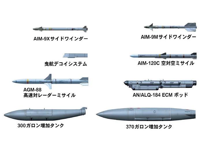 Tamiya 1/48 F-16cj Fighting Falcon Model Kit — official product photo 5