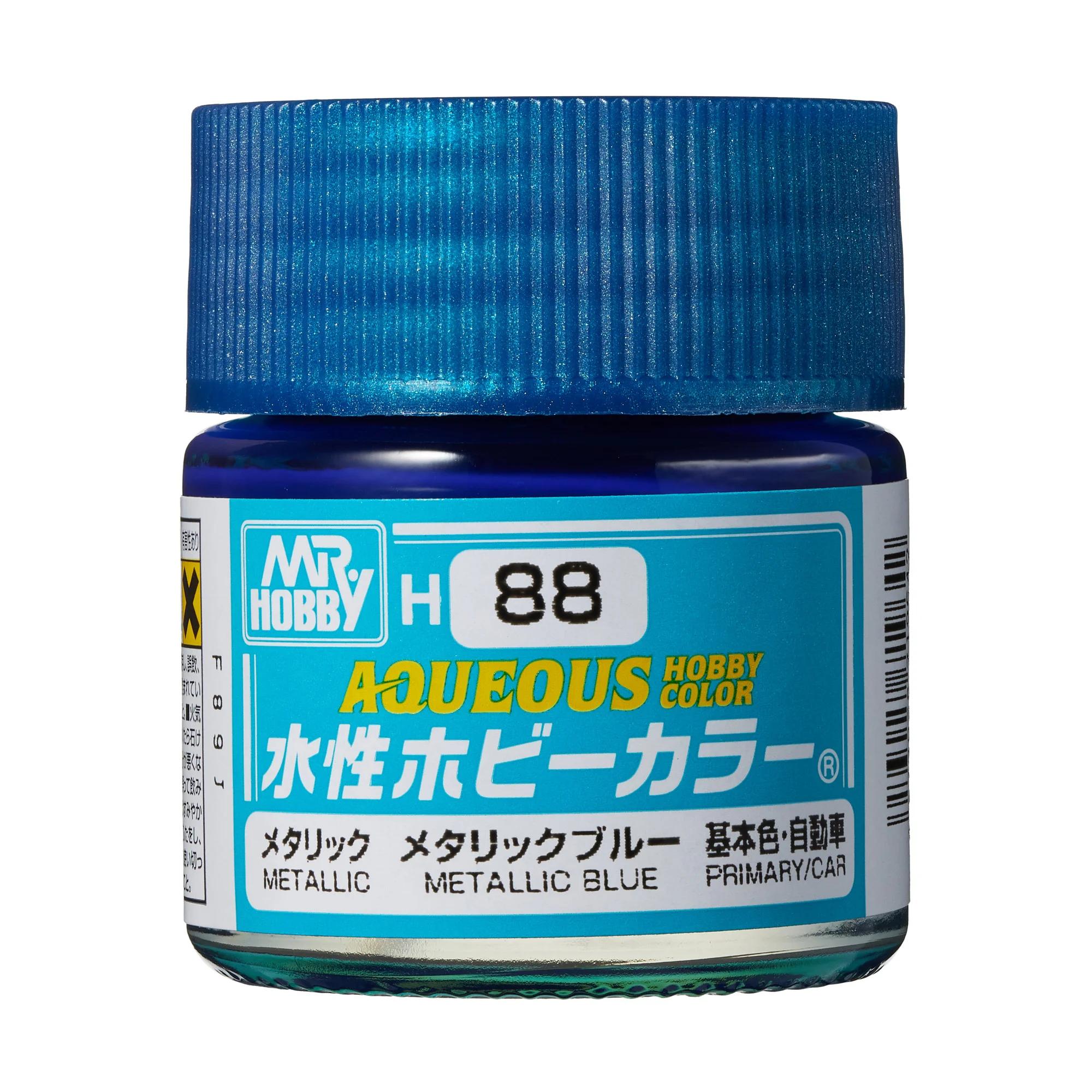 Mr. Hobby Aqueous Hobby Color Metallic Blue (H88) 10 ml — official product photo 1