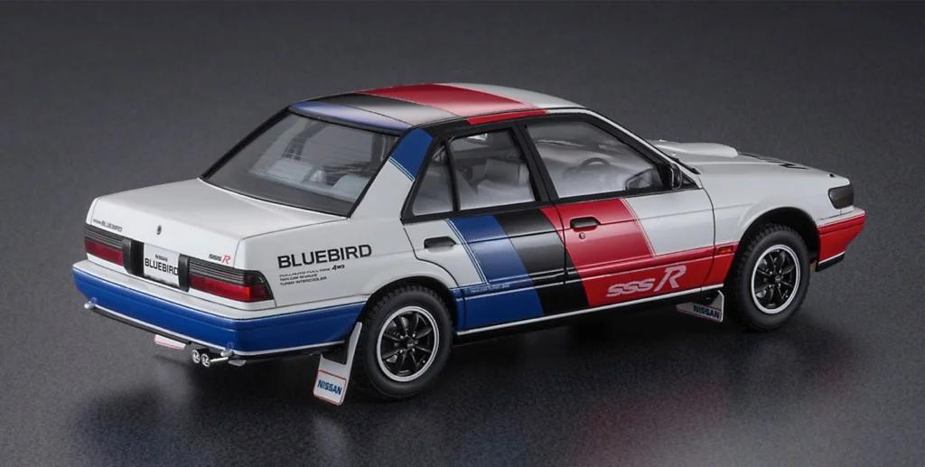 Hasegawa 1/24 SSS-R Nissan Bluebird Sedan Model Kit — official product photo 1
