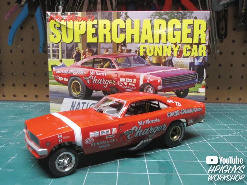 Polar Lights 1/25 69 Dodge Charger Funny Car Mr Norm Model Kit — official product photo 5