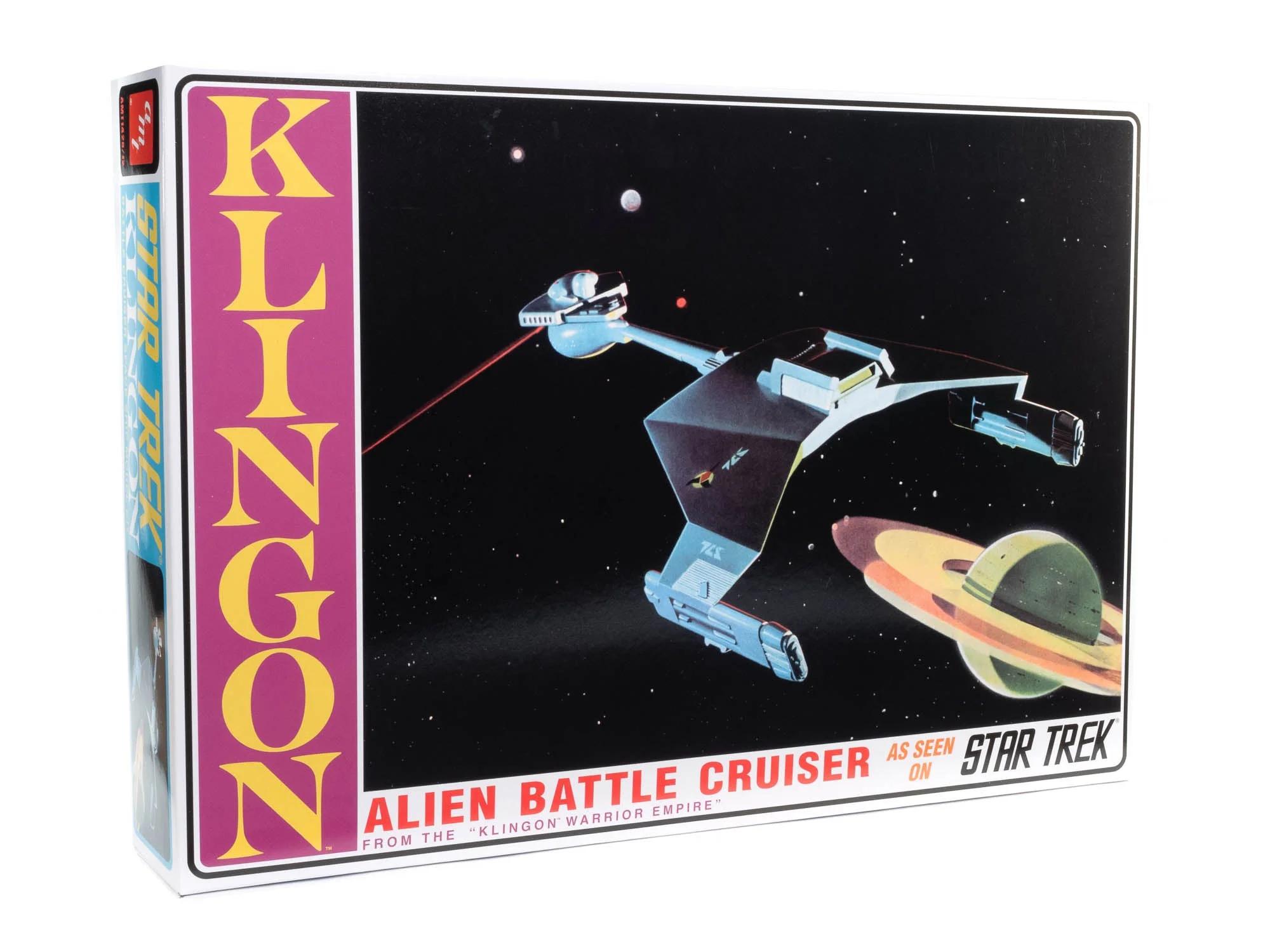 AMT Star Trek Original Klingon Battle Cruisr Model Kit — official product photo 1