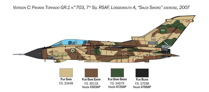 Italeri 1/48 War Thunder Tornado Gr 1 Ids Gulf Model Kit — official product photo 3