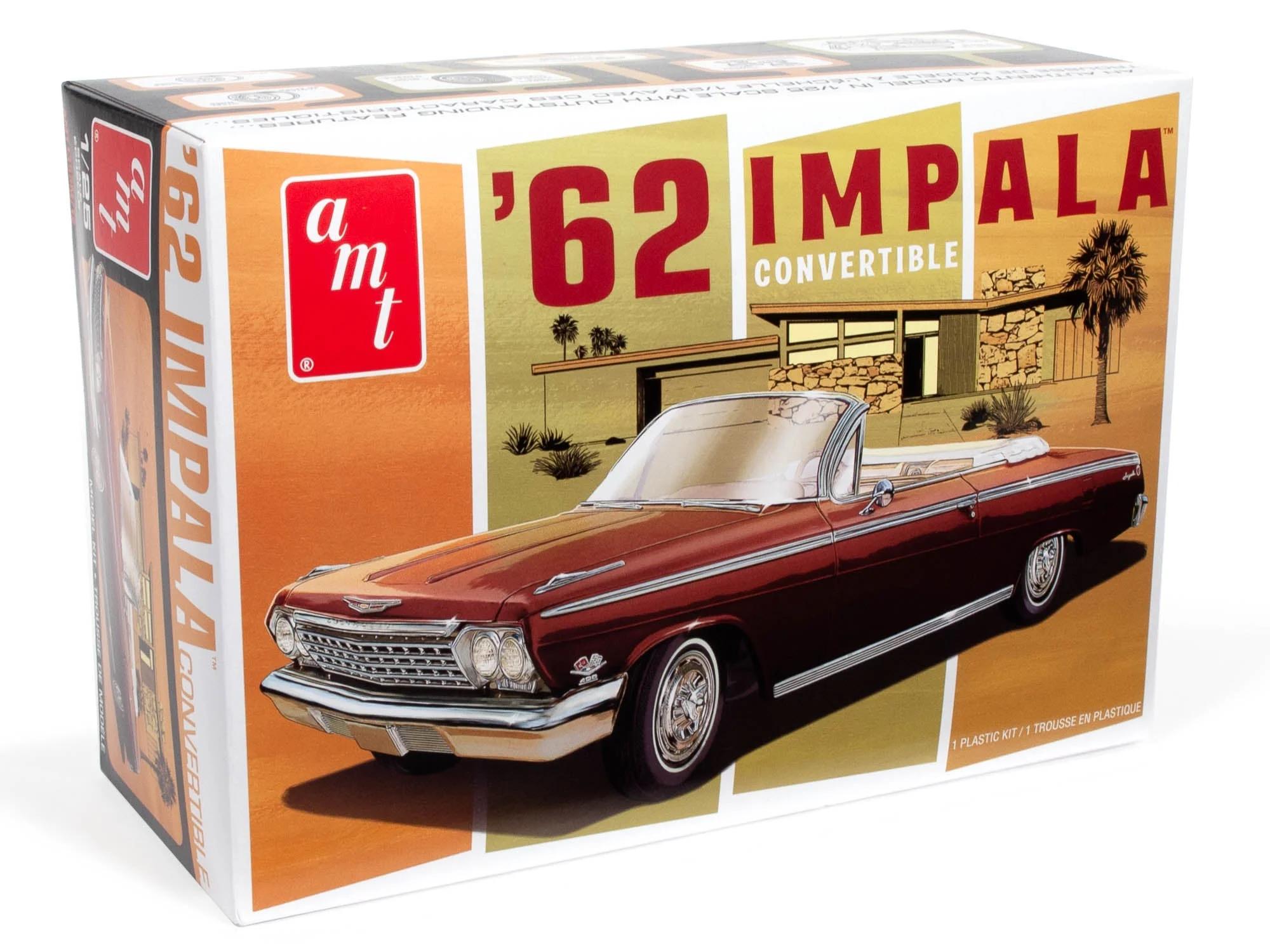 AMT 1/25 62 Chevy Impala Convertible Model Kit — official product photo 1