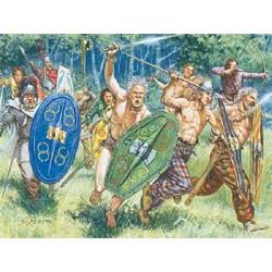 Italeri 1/72 Gaul Warriors Model Kit — box art