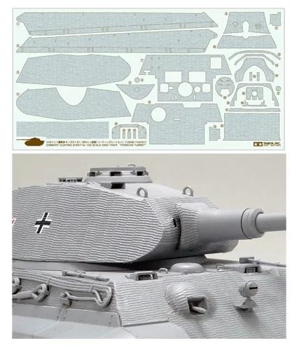 Tamiya 1/35 Zimmerit Sheet King Tiger Model Kit — official product photo 1
