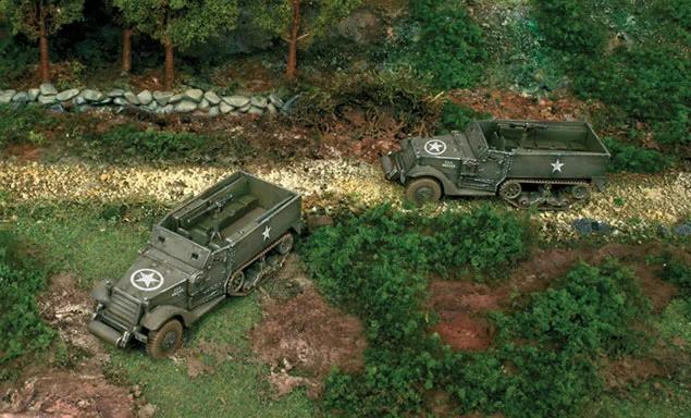 Italeri 1/72 M3a1 Half Track Model Kit — box art