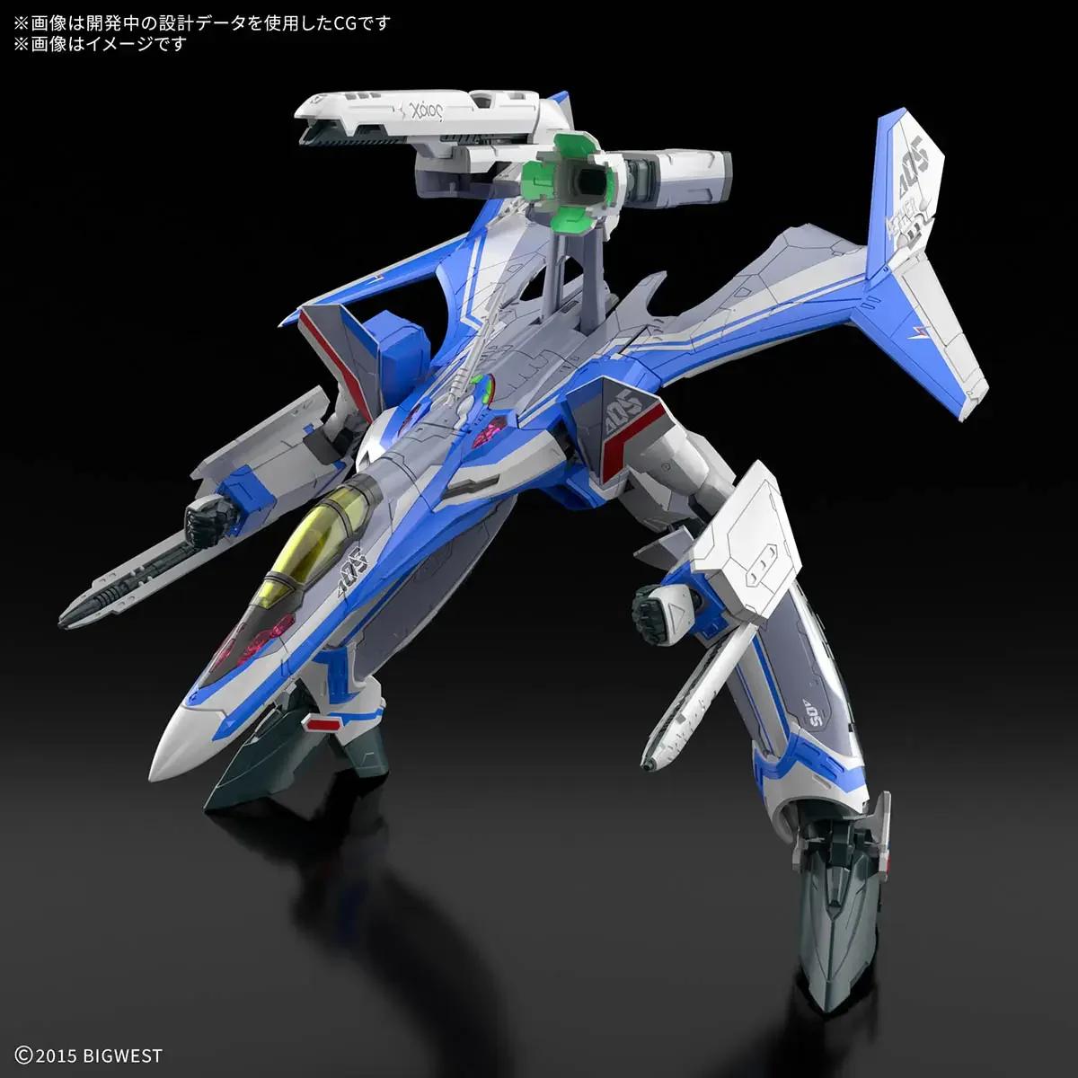 Bandai 1/100 HG VF-31J Siegfried Hayate Immelmann Model Kit — product photo 3