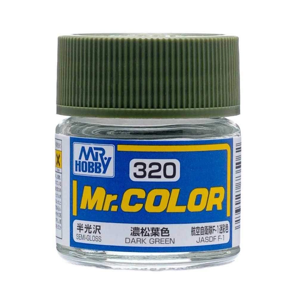 Mr. Hobby Mr. Color Dark Green (C320) 10 ml — official product photo 1