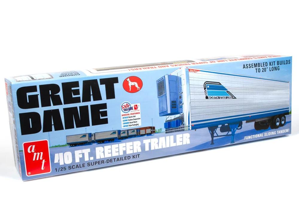 AMT Great Dane 40 Reefer Trailer Model Kit — official product photo 1