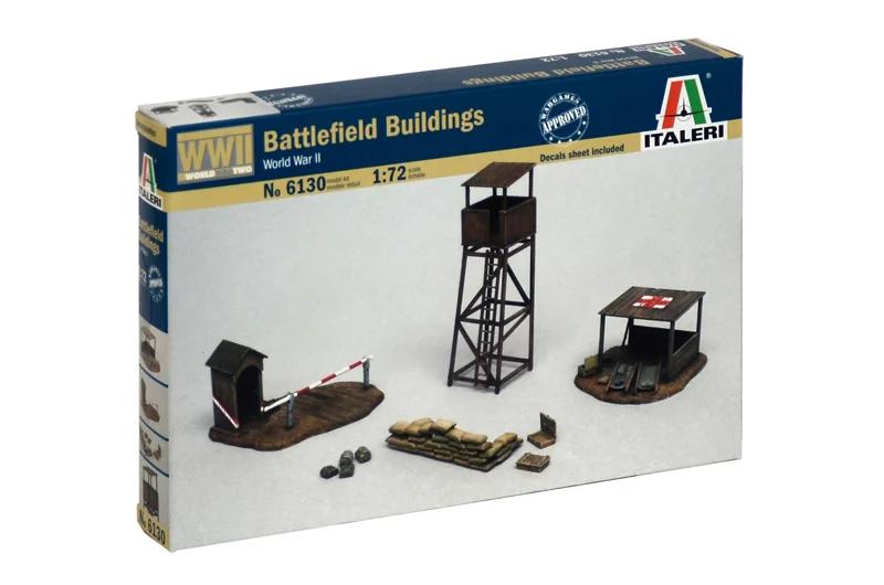 Italeri 1/72 WWII Battlefield Bldgs Model Kit — official product photo 2