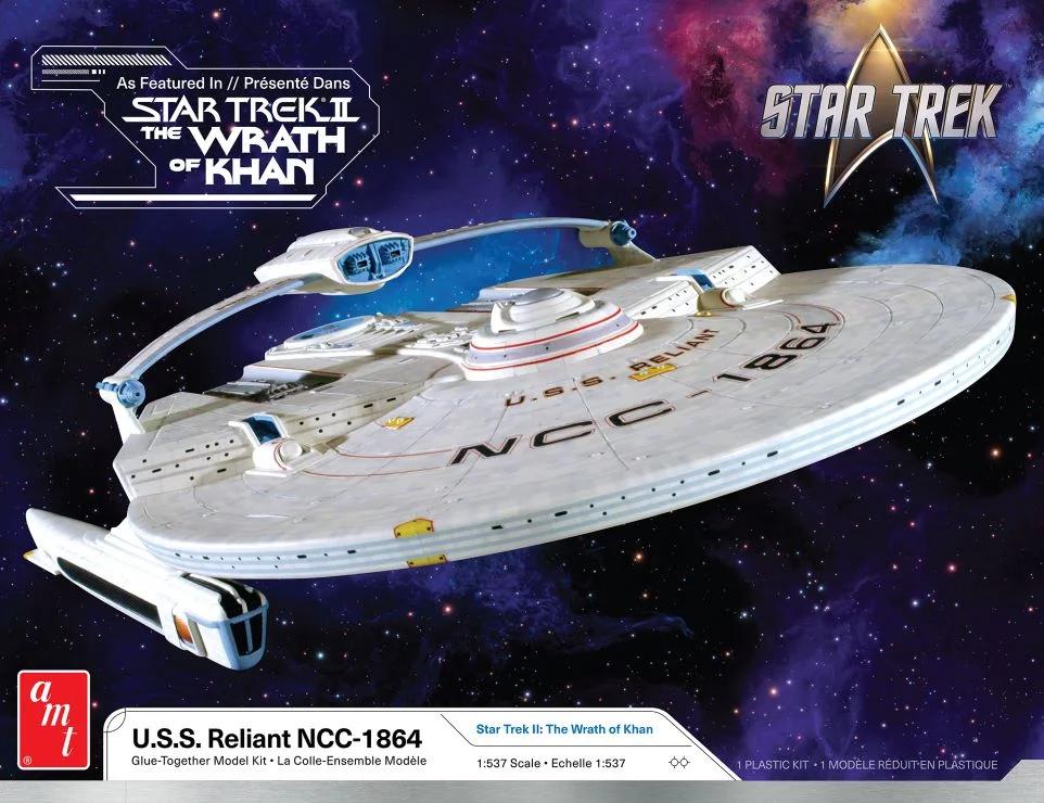 AMT 1/537 Wrath Khan U S S Reliant Model Kit — box art