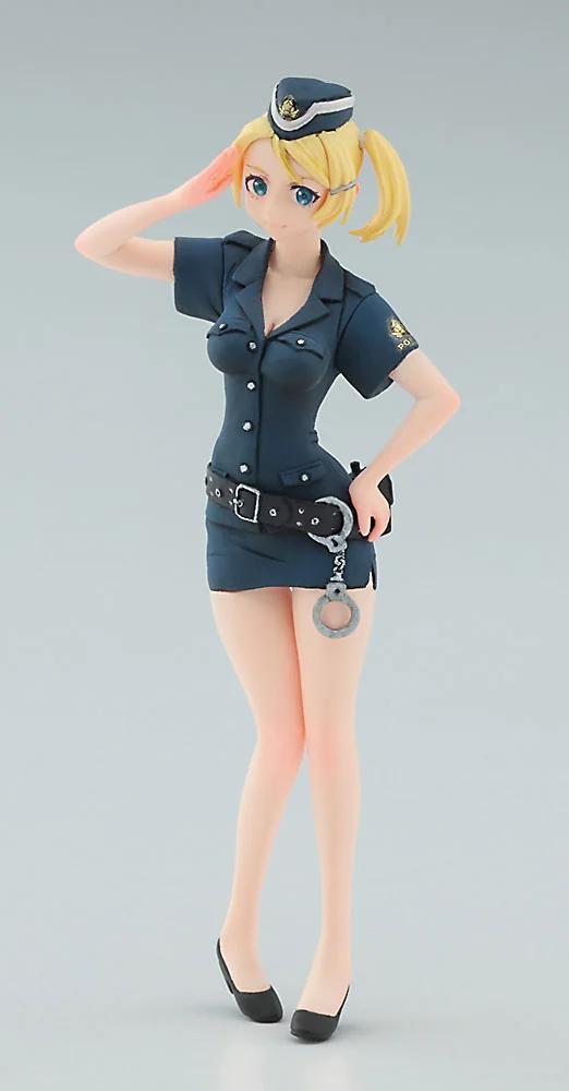 Hasegawa Egg Girls Collections 07 Amy Police Model Kit — official product photo 1