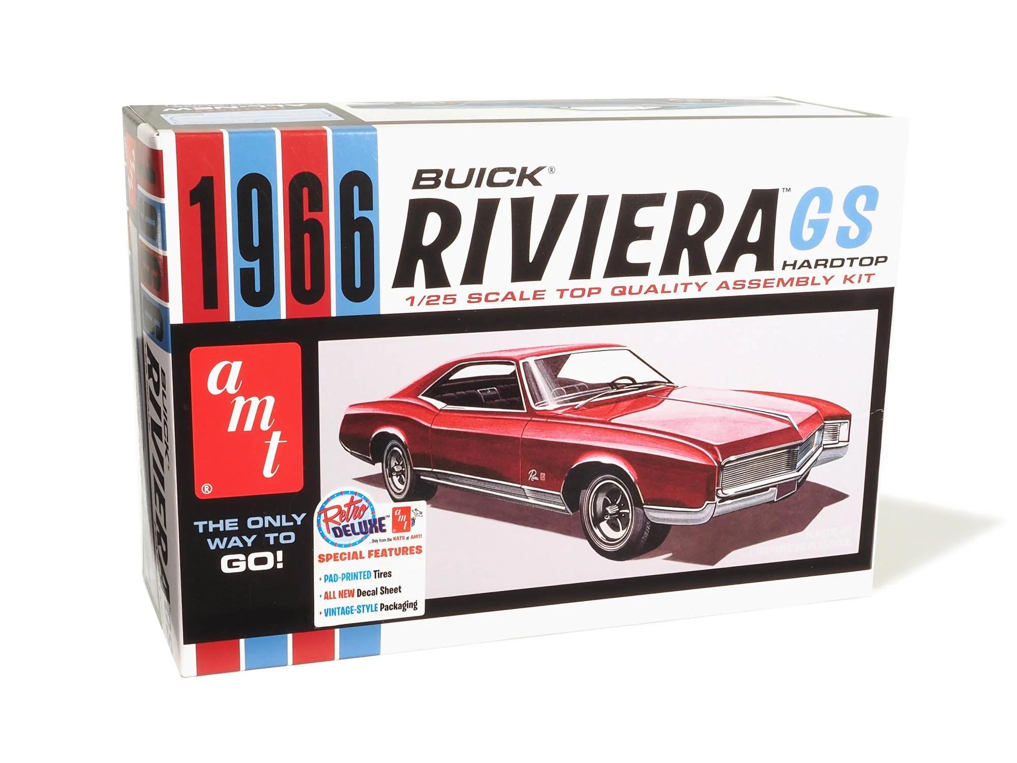 AMT 1/25 66 Buick Riviera Gs Model Kit — official product photo 1