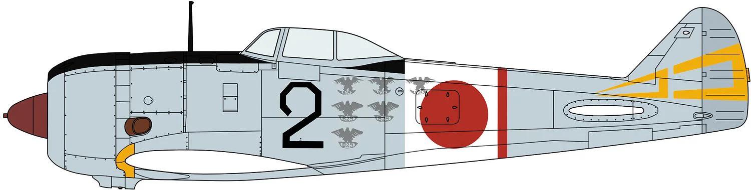 Hasegawa 1/48 Nakajima Ki44-ii Hei Shoki Tojo Model Kit — official product photo 1