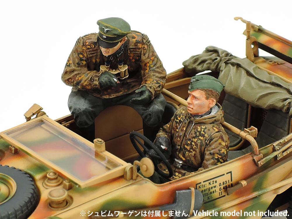 Tamiya 1/35 Schwimmwagen Figure Set Model Kit — official product photo 3