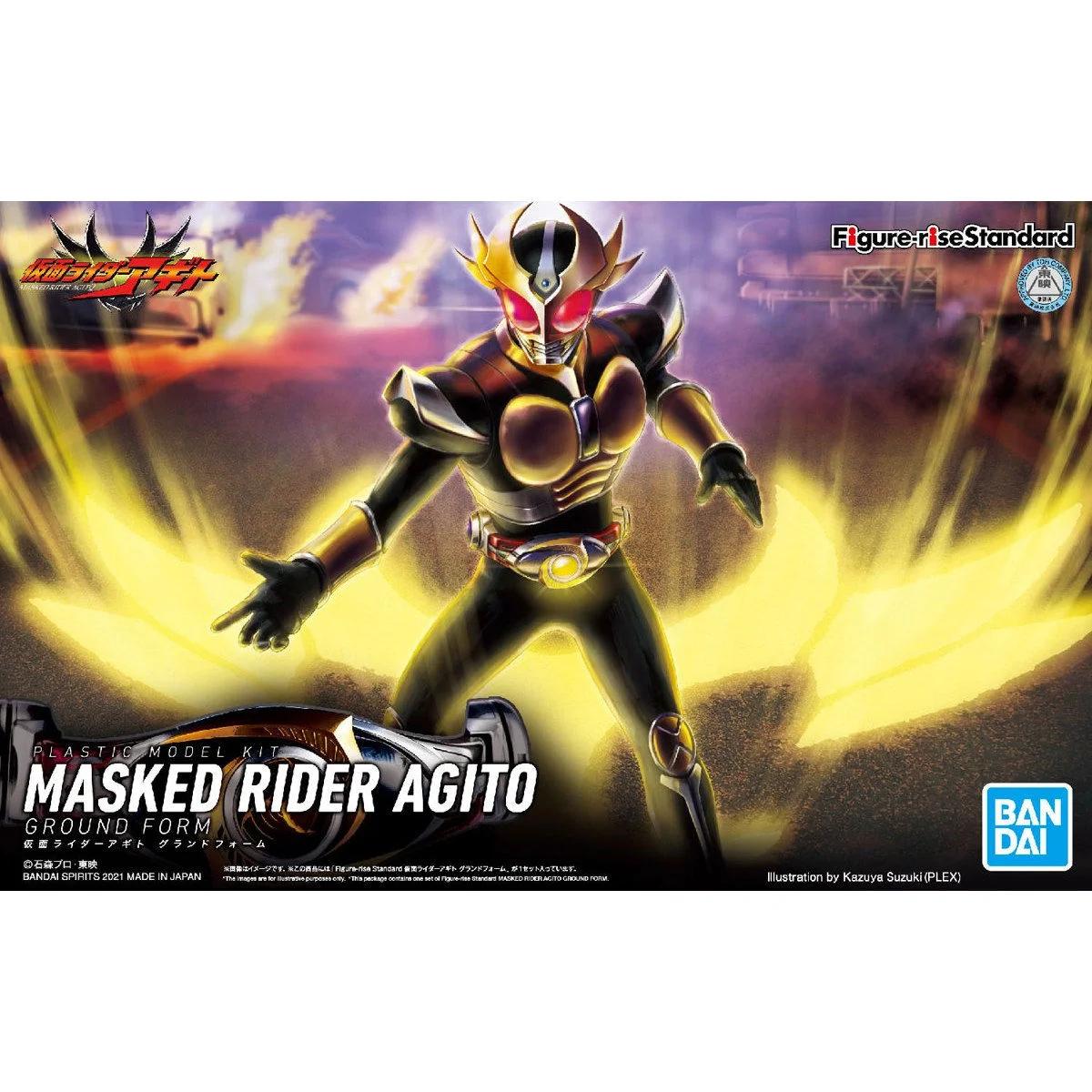 Bandai Masked Rider Agito Ground Form Fig-rise Model Kit — official product photo 1