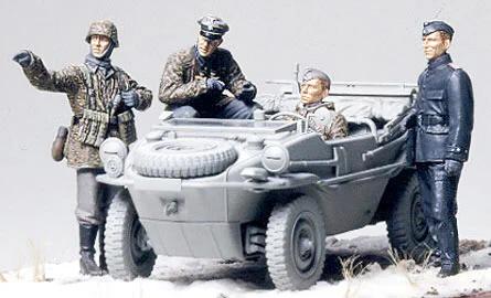 Tamiya 1/35 Schwimmwagen Figure Set Model Kit — box art