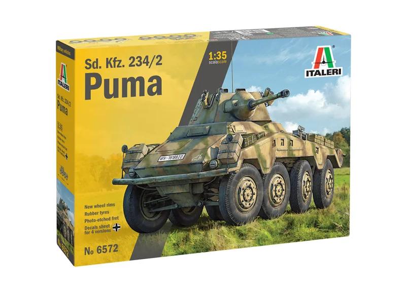Italeri 1/35 SD Kfz 234 2 Puma Model Kit — official product photo 1