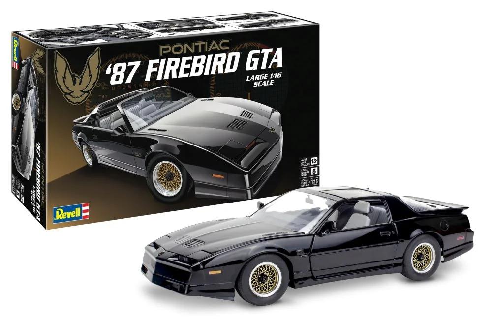 Revell 1/16 87 Pontiac Firebird Gta Model Kit — box art