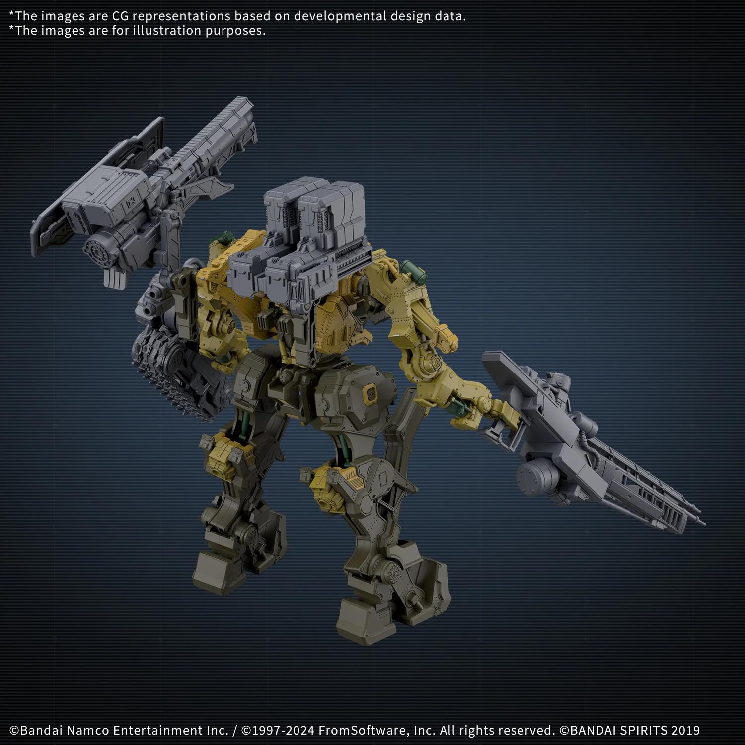 Bandai 1/144 30MM CC-3000 Rad Wrecker Milk Tooth Firb Model Kit — official product photo 2