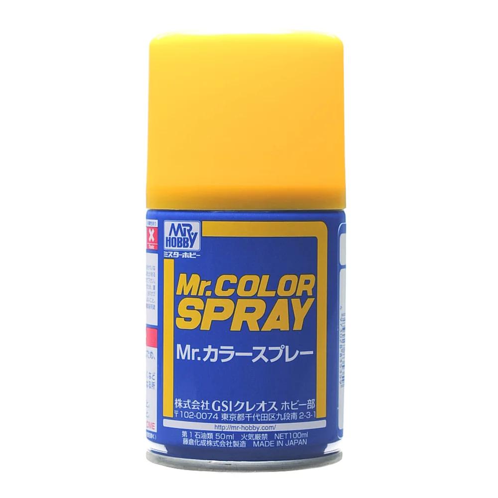 Mr. Hobby Mr. Color Spray Yellow (S4) 100 ml — official product photo 1