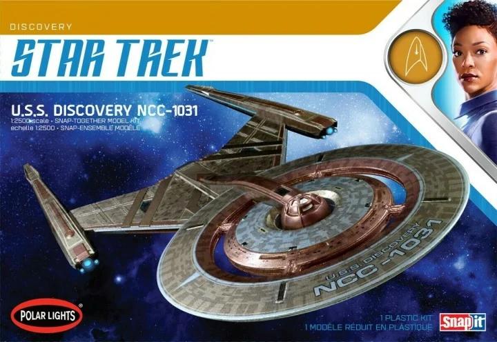 Polar Lights 1/2500 NCC-1031 Star Trek Uss Discovery Model Kit — box art