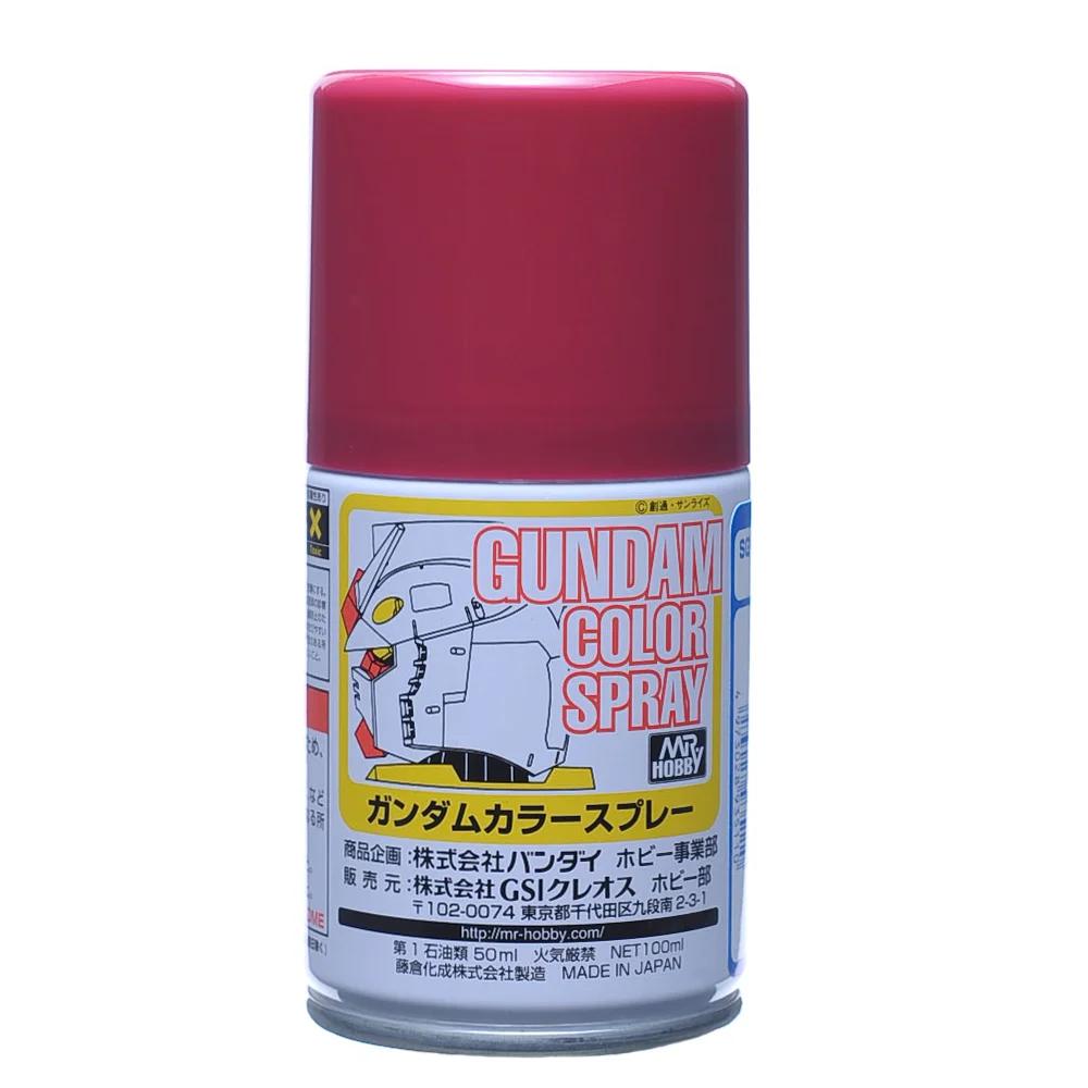 Mr. Hobby Gundam Color Spray MS Char’s Red (SG11) 100 ml — official product photo 1