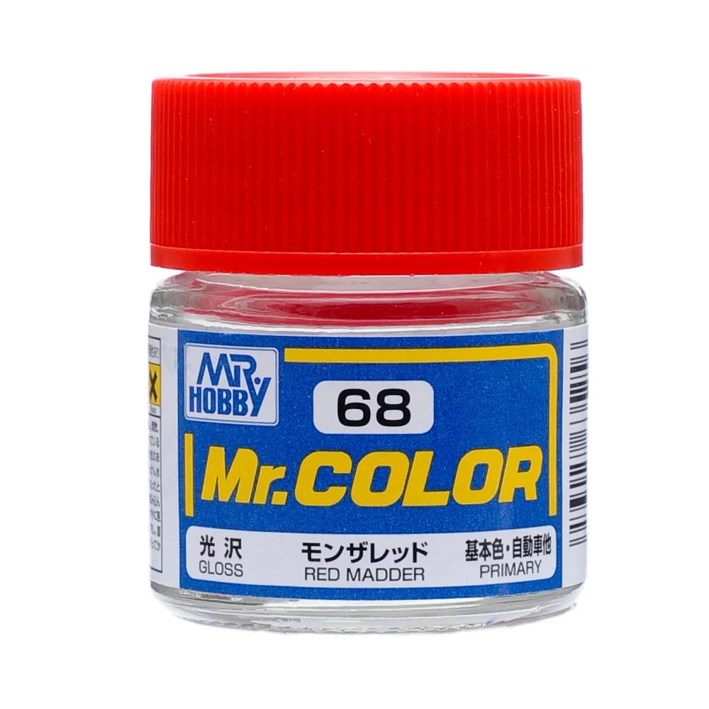 Mr. Hobby Mr. Color Madder Red (C68) 10 ml — official product photo 1