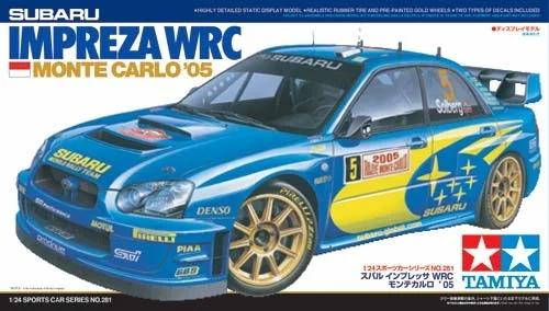 Tamiya 1/24 Subaru Impreza Wrc Monte Carlo Model Kit — box art