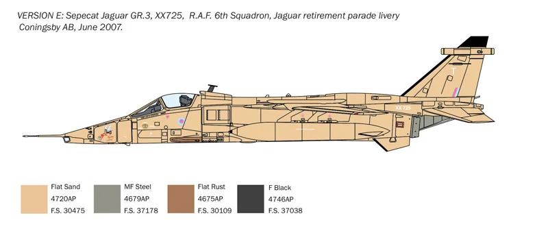 Italeri 1/72 Sepecat Jaguar Gr 1-3 RAF Model Kit — official product photo 6